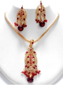 Polki Pendant Set